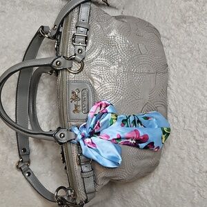 Coach 18624 Madison Sophia Stitched OpArt Satchel Handbag